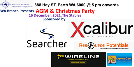 ASEG WA Branch 2021 AGM and Christmas Party primary image