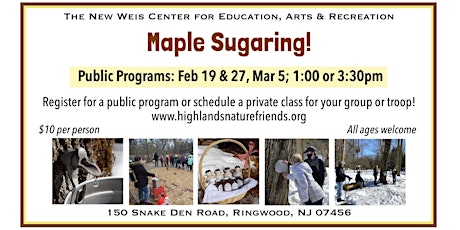Maple Sugaring! tickets