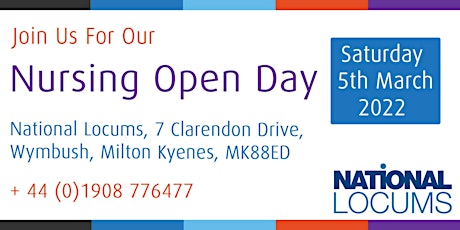 National Locums Nursing - Open Day tickets