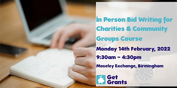 In Person Bid-Writing for Charities & Community Groups Course
