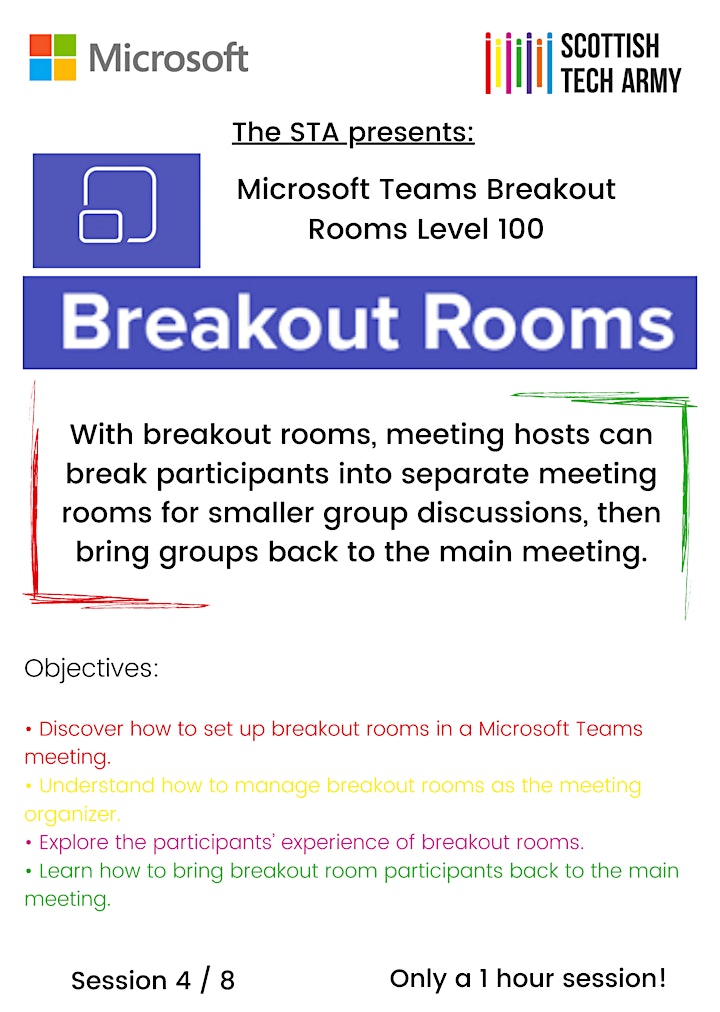 STA Presents - Microsoft Training - Teams Breakout Rooms image