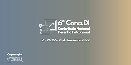 6a. Conferência Nacional de Desenho Instrucional bilhetes