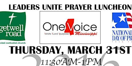 Leaders Unite Prayer Luncheon primary image