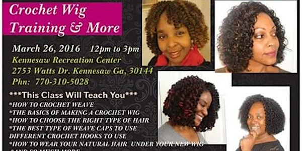 Crochet Wig Training Class & more