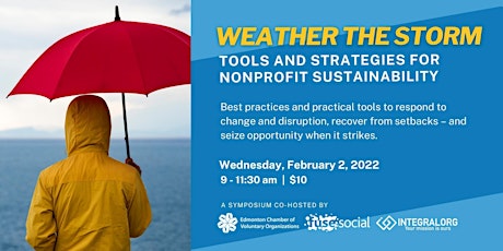 Weather the Storm: Tools and strategies for nonprofit sustainability tickets