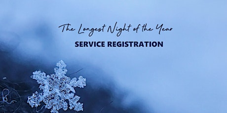 Longest Night of the Year Service:  December 21 at 7 pm primary image