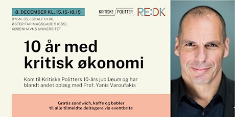 10 år med kritisk økonomi x Yanis Varoufakis primary image