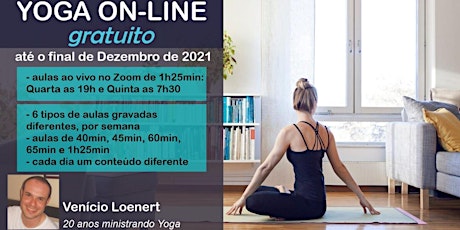Imagem principal do evento Yoga On-line Gratuito até o final de Dezembro de 2021