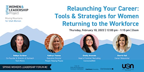 Relaunching Your Career: Tools & Strategies for Women Returning to Work tickets