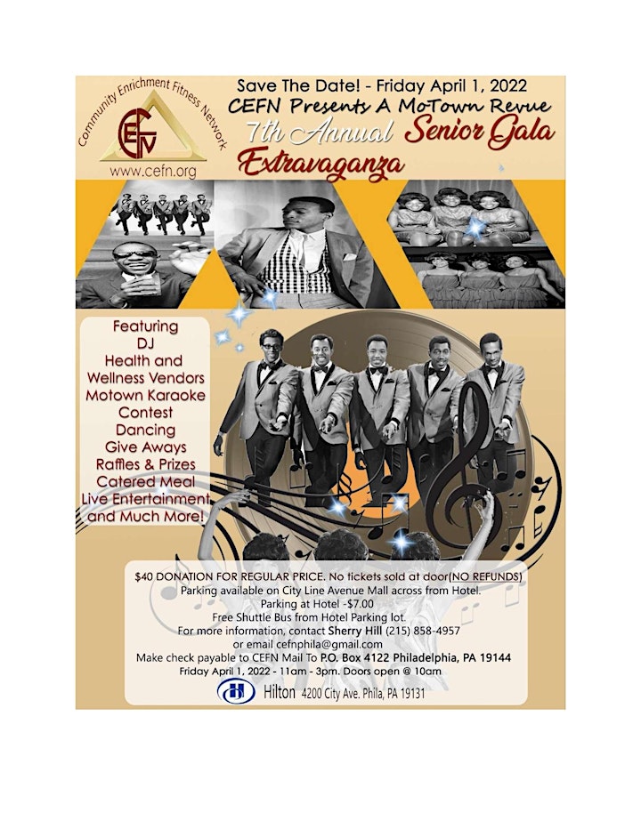 
		A Motown Revue: CEFN's 7th Annual Senior Gala Extravaganza image
