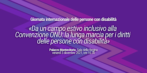 Giornata mondiale delle persone con disabilità alla Camera dei deputati