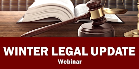 **NEW EVENT DATE** SMA Winter Legal Update (Webinar) primary image