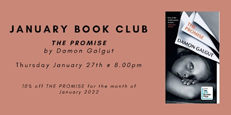 January Bookclub - THE PROMISE by Damon Galgut tickets