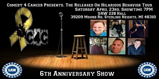 Comedy 4 Cancer Presents. The Released On Hilarious Behavior Tour primary image