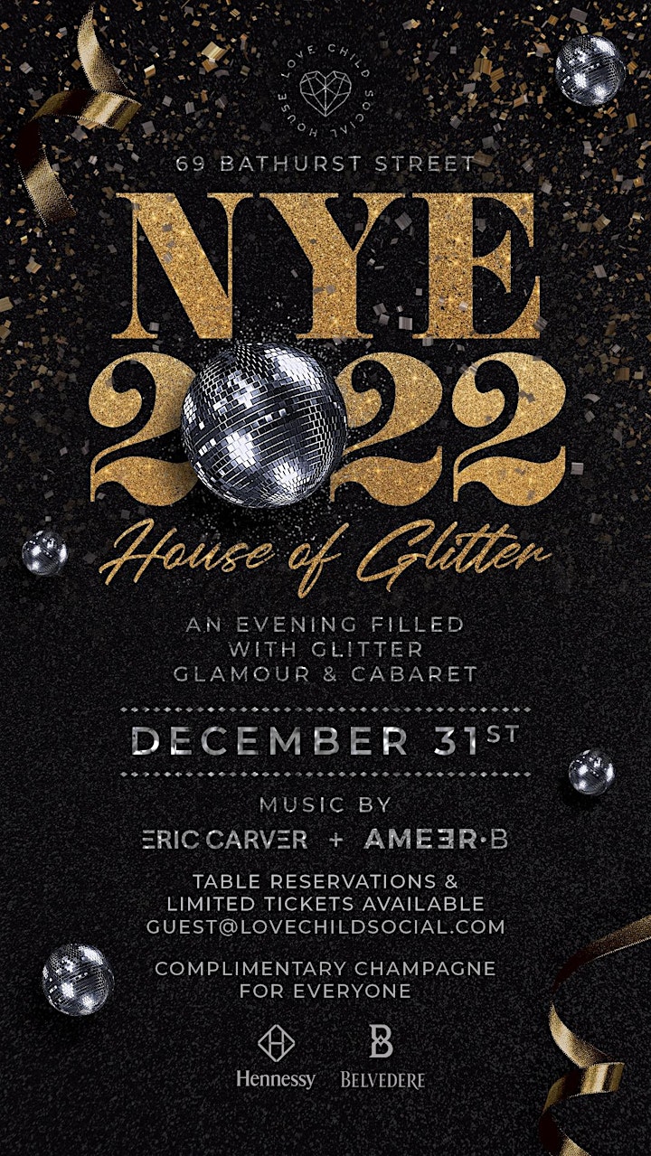 Lovechild NYE 2022 - House of Glitter - December 31 image