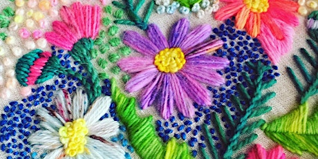 Introduction to embroidery workshop with textile artist Amy Jones tickets