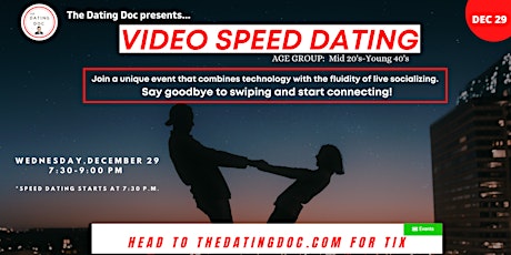 San Antonio Video Speed Dating (Mid 20s-Young 40s) tickets