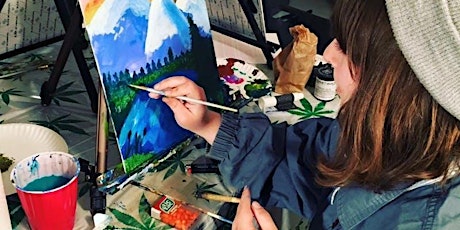 Puff, Pass and Paint- 420-friendly painting in Washington DC! 21+ tickets
