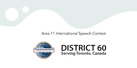 Division A International Speech Contest - Area 11 tickets