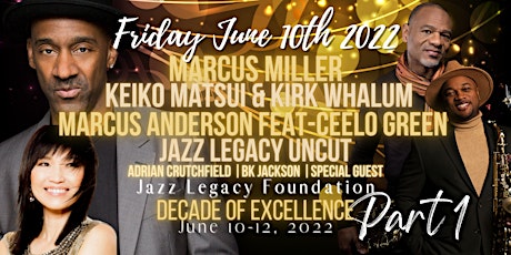 Marcus Miller | Keiko Matsui | Kirk Whalum |Marcus Anderson | CeeLo Green tickets