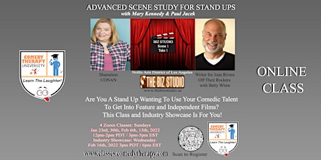 Advanced Scene Study for Stand Ups with Mary Kennedy and Paul Jacek tickets