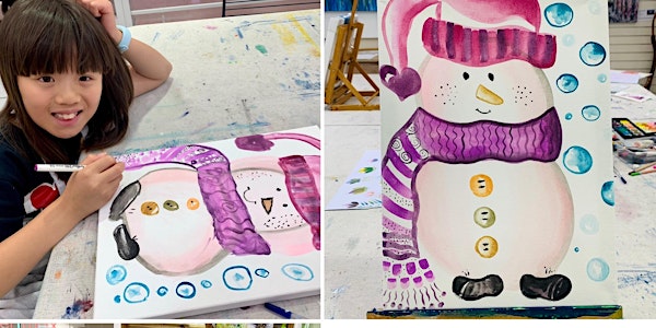 Snowman -  Kids Watercolour Class