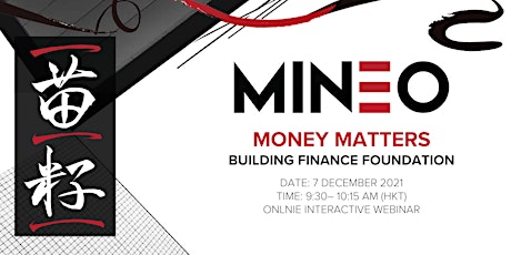MINEO Money Matters Building Finance Foundation primary image