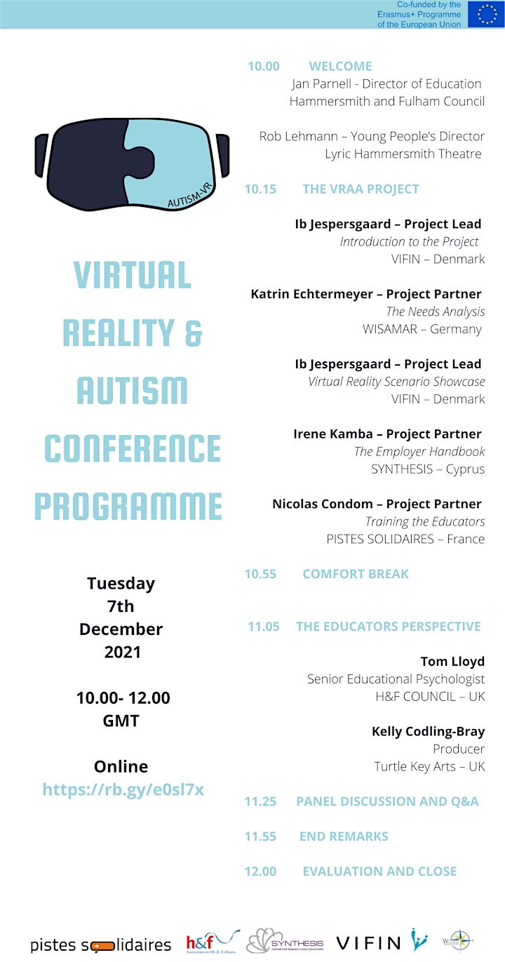 
		Virtual Reality and Autism Conference image

