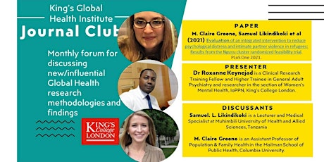 King's Global Health Institute: Journal Club primary image