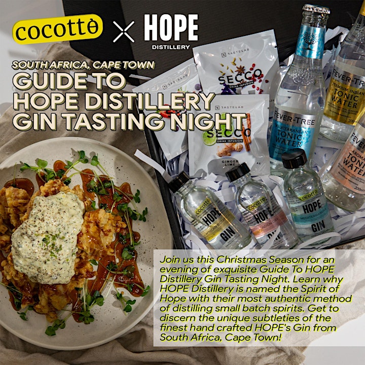 
		Cocotto x HOPE Distillery Gin Tasting Night image
