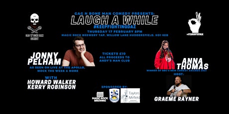 Laugh a While - live comedy in aid of Andy's Man Club tickets