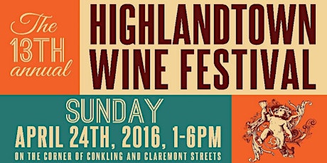 2016 Highlandtown Wine Festival primary image