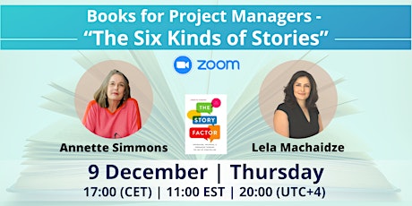 Free Webinar – “Books for Project Managers “The Six Kinds of Stories”