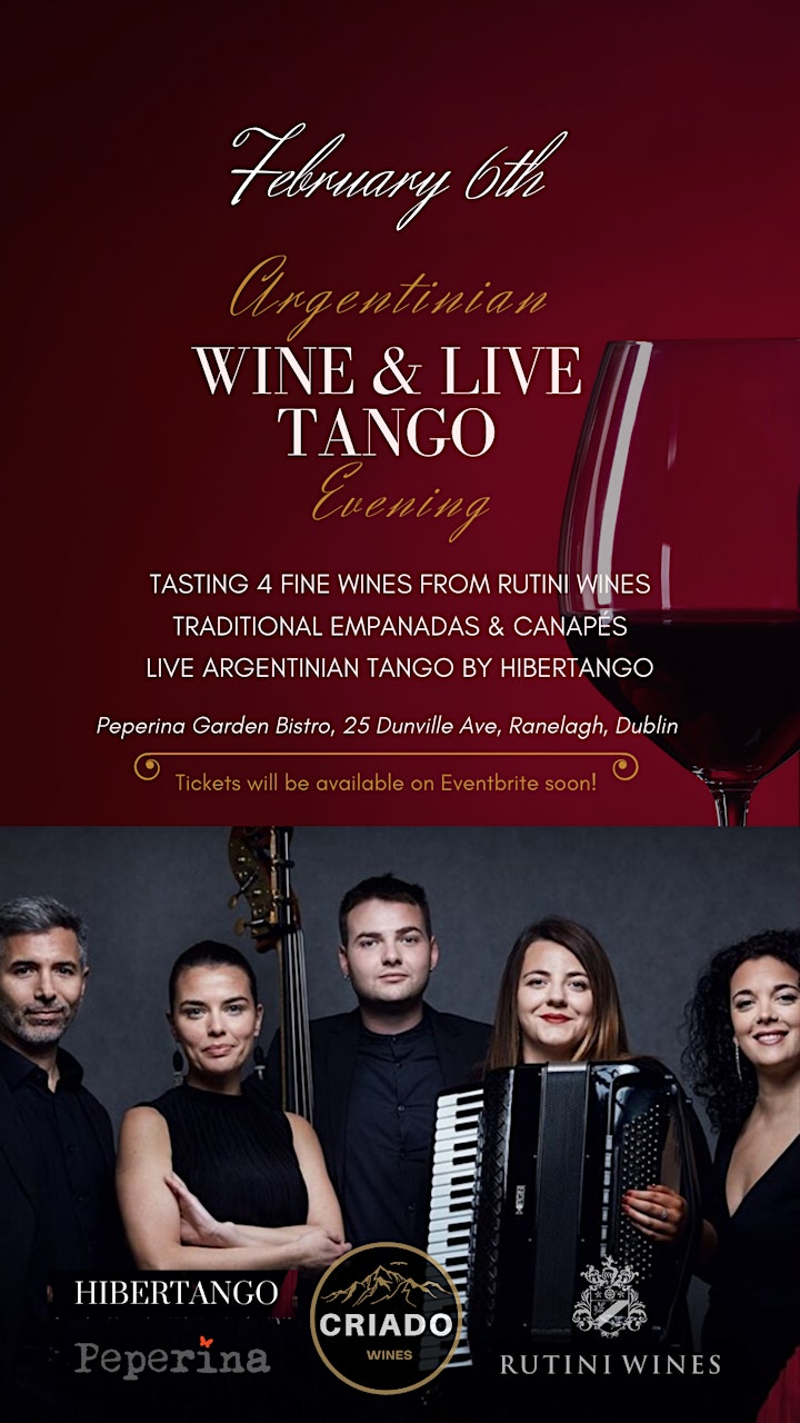 Argentinian Wine & Live Tango Music Event image