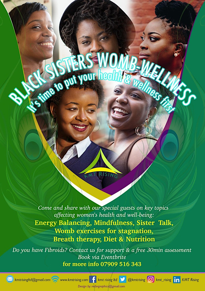 Black Sister's Womb-Wellness Online Circle image