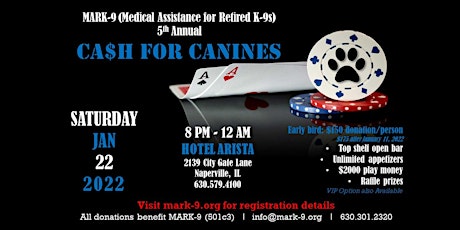 MARK-9 presents: CA$H FOR CANINES 2022 primary image
