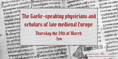 The Gaelic-speaking physicians and scholars of late medieval Europe tickets