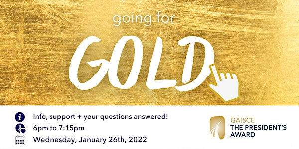 Going for Gold - Gaisce Gold Award Information Session
