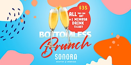 Bottomless Brunch at  Sonora Rooftop tickets