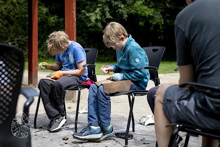 Flintknapping Workshop for 8 - 14 year olds with Dr James Dilley image