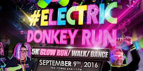 Imagem principal de The Electric Donkey 5k Glow Run Winnipeg MB The Forks September 9, 2016