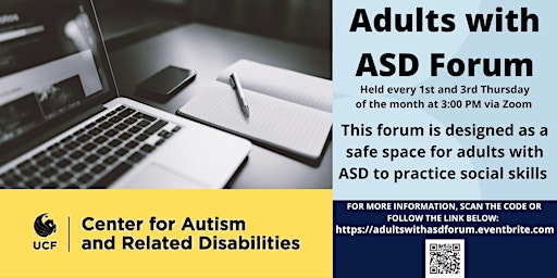 Imagem principal de Adults with ASD Forum