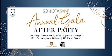 Son of a Saint 2021 Annual Gala Afterparty primary image