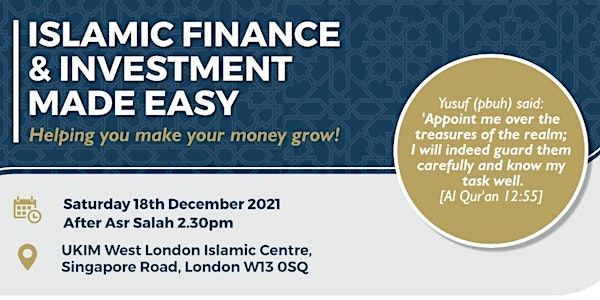 Islamic Finance & Investment made easy