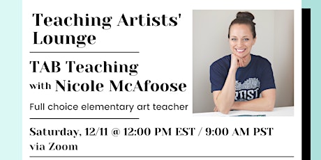Teaching Artists' Lounge: Teaching for Artistic Behavior primary image