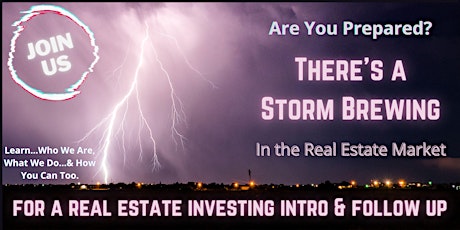 San Jose,  A Storm is Brewing -Real Estate...It's About to Get Interesting tickets