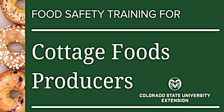 Cottage Food Safety Statewide Online Training tickets