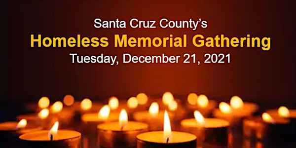 Santa Cruz County's Homeless Memorial Gathering