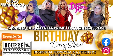 Donna Ria's Birthday Drag tickets