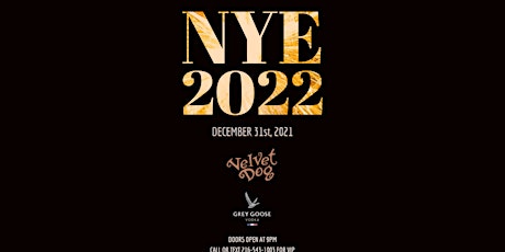 New Year's Eve 2022 at Velvet Dog primary image